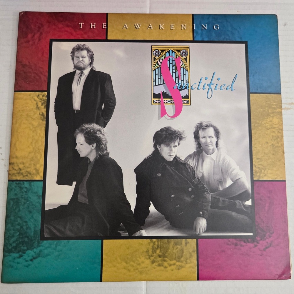 The Awakening Sanctified Vinyl LP 1987 Reunion Records 7-01-002412-X‎ CCM Rock